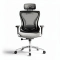 Ergonomic office chair with mesh back support and adjustable height 60 x 60 x 120cm