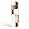 Wooden bookshelf for living room or office storage 90 x 30 x 120cm