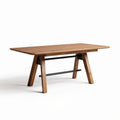 Oval black wood dining table suitable for modern interiors 200 x 100 x 75cm
